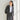 THE THIRD SUITS Cropped Sleeve Notch Lapel Jacket - Medium Gray_18