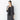 THE THIRD SUITS Cropped Sleeve Notch Lapel Jacket - Medium Gray_19