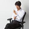 Super Non-iron Stretch Spread Collar Shirt - White_07
