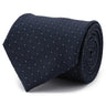 Non-iron Washable Dot Tie - Navy_03