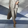 THE THIRD SUITS Cropped Pants - Beige_21