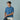 Knit Polo Shirt - Blue_09