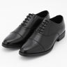 Waterproof Leather Cap-toe Active Oxford Shoes - Black_06