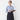 Point Collar Women's Three-quarter Shirt - Navy_13