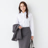 Non-iron Cotton Point Collar Shirt - White_11