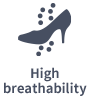 High breathability