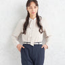 Bow Tie Blouse with Pearl Buttons_01