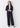 THE THIRD SUITS Double Cloth Collarless Jacket - Navy_41