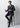 Wool Blend Houndstooth Suit - Navy_49