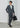 Wool Blend Plain Jacket - Medium Gray_36