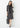 Shadow Check Three-quarter Sleeve Jacket - Charcoal Gray_37