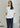 Shadow Check Cropped Pants - Navy_34