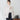 Knit Tweed Collarless Long Jacket - Off White_07