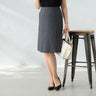 Aircool Washable Semi-flare Skirt - Gray_01