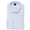 HITOYOSHI Spread Collar Ryoal Oxford Shirt - Blue_01