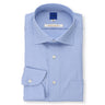 HITOYOSHI Spread Collar Stripe Shirt - Blue_01