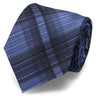 Check Slim Tie -Blue_01