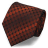 Small Pattern Slim Tie -Orange_01