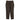 Linen-like Cropped Pants - Brown_16