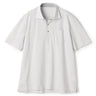 Biz Polo Aircool Cutaway Sashiko Polo Shirt - White_01