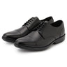 Lightweight Sneaker Sole Cap-toe Derby Shoes - Black_01