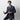 Wool Blend Houndstooth Suit - Navy_45