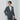Wool Blend Plain Jacket - Medium Gray_20
