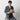 Wool Blend Plain Jacket - Medium Gray_33