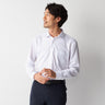 Non-iron Super Stretch Spread Collar Shirt - White_08