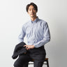 Super Non-iron Cotton Button-down Stripe Shirt - Blue_07