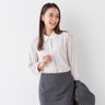Contrast Point Collar Blouse_20