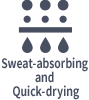Sweat-absorbing and Quick-drying